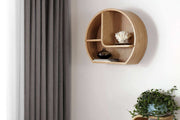 Jual Furnishings JF713 San Francisco Wall Shelf Oak - Price Crash Furniture