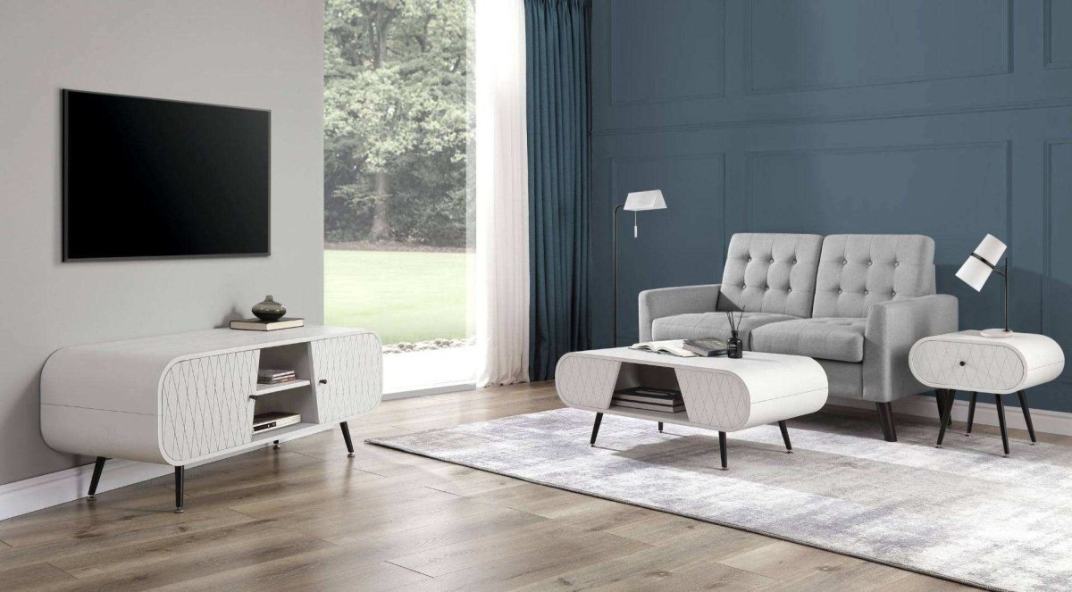 Jual Furnishings JF912 Astana Lamp Table Grey Mist - Price Crash Furniture