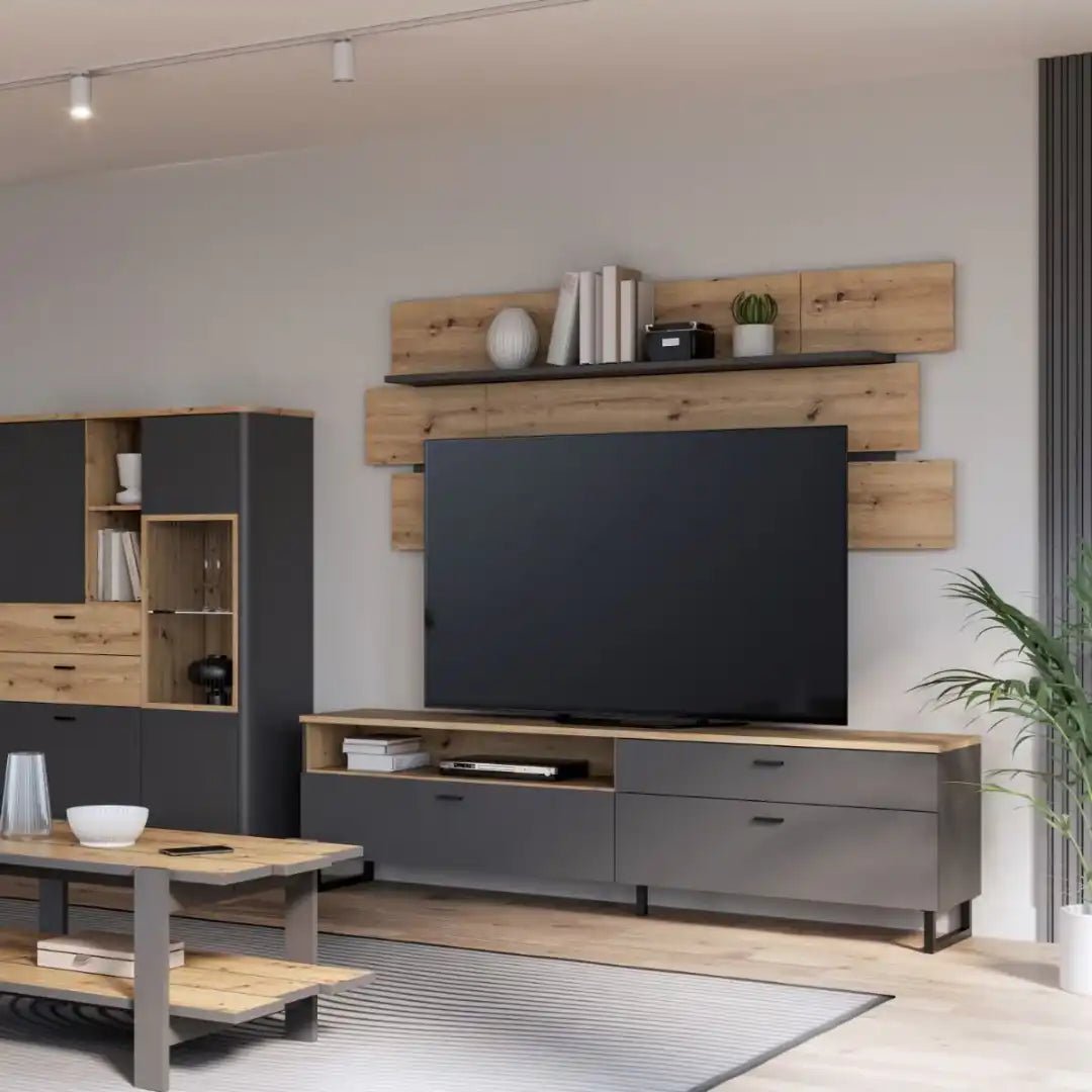 Klara Wall Shelf inc LED Lighting - Price Crash Furniture