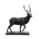Large Black Stag Ornament - Price Crash Furniture