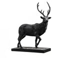 Large Black Stag Ornament - Price Crash Furniture