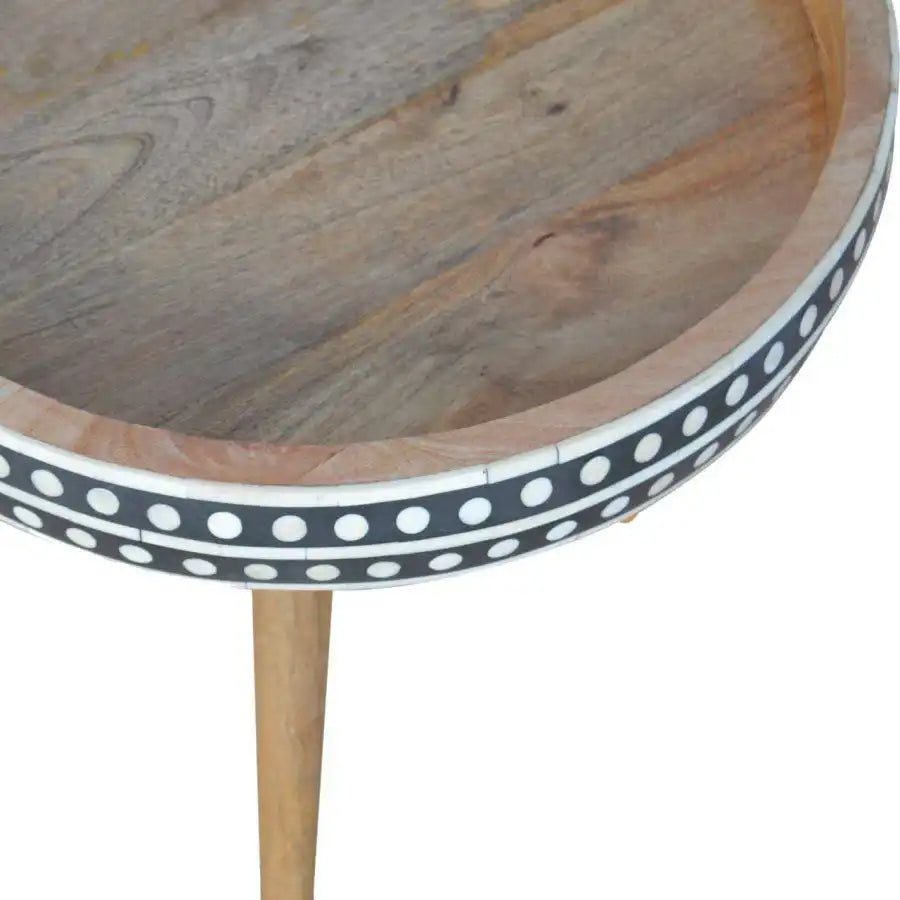 Large Dotted End Table - Price Crash Furniture