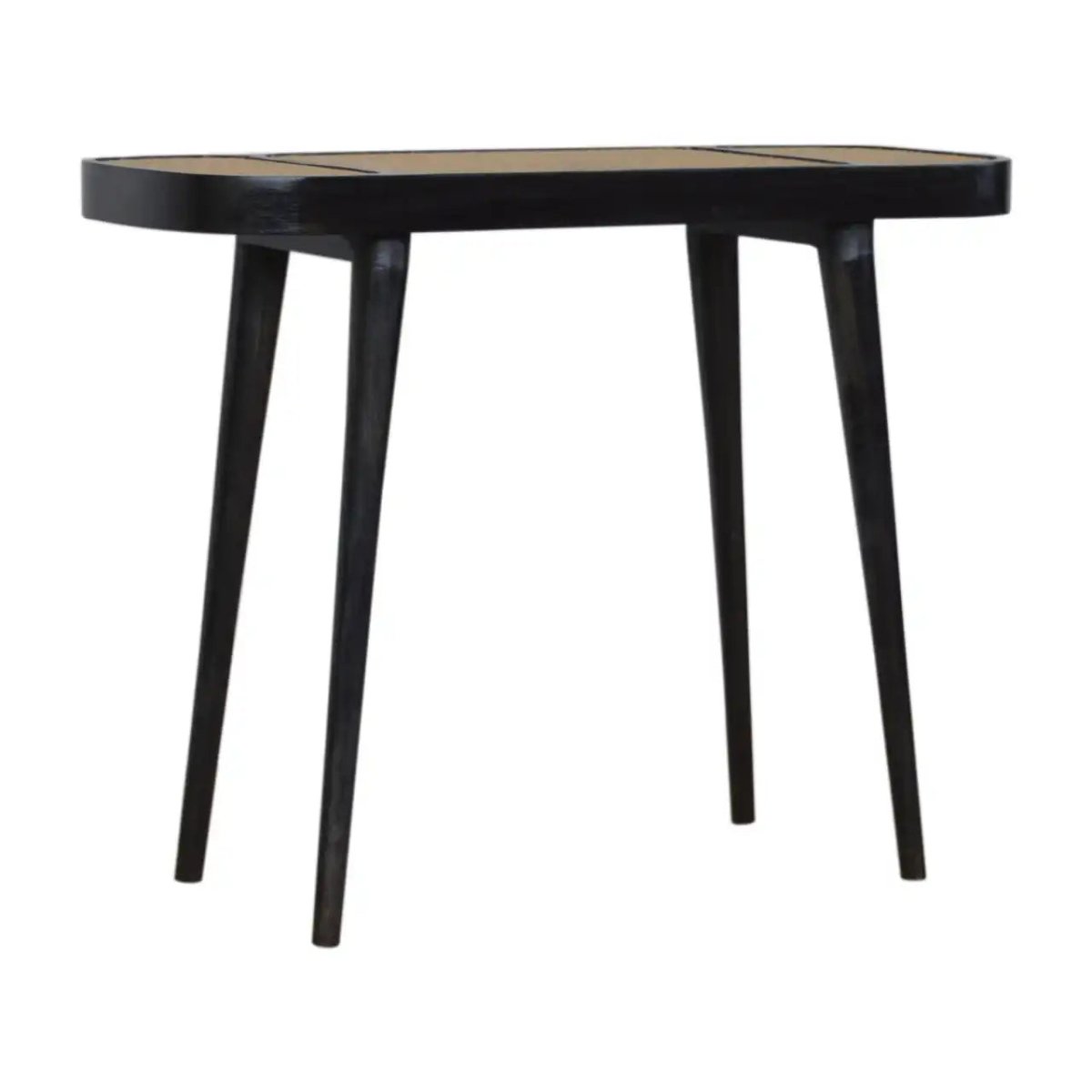 Larissa Carbon Black Console Table - Price Crash Furniture