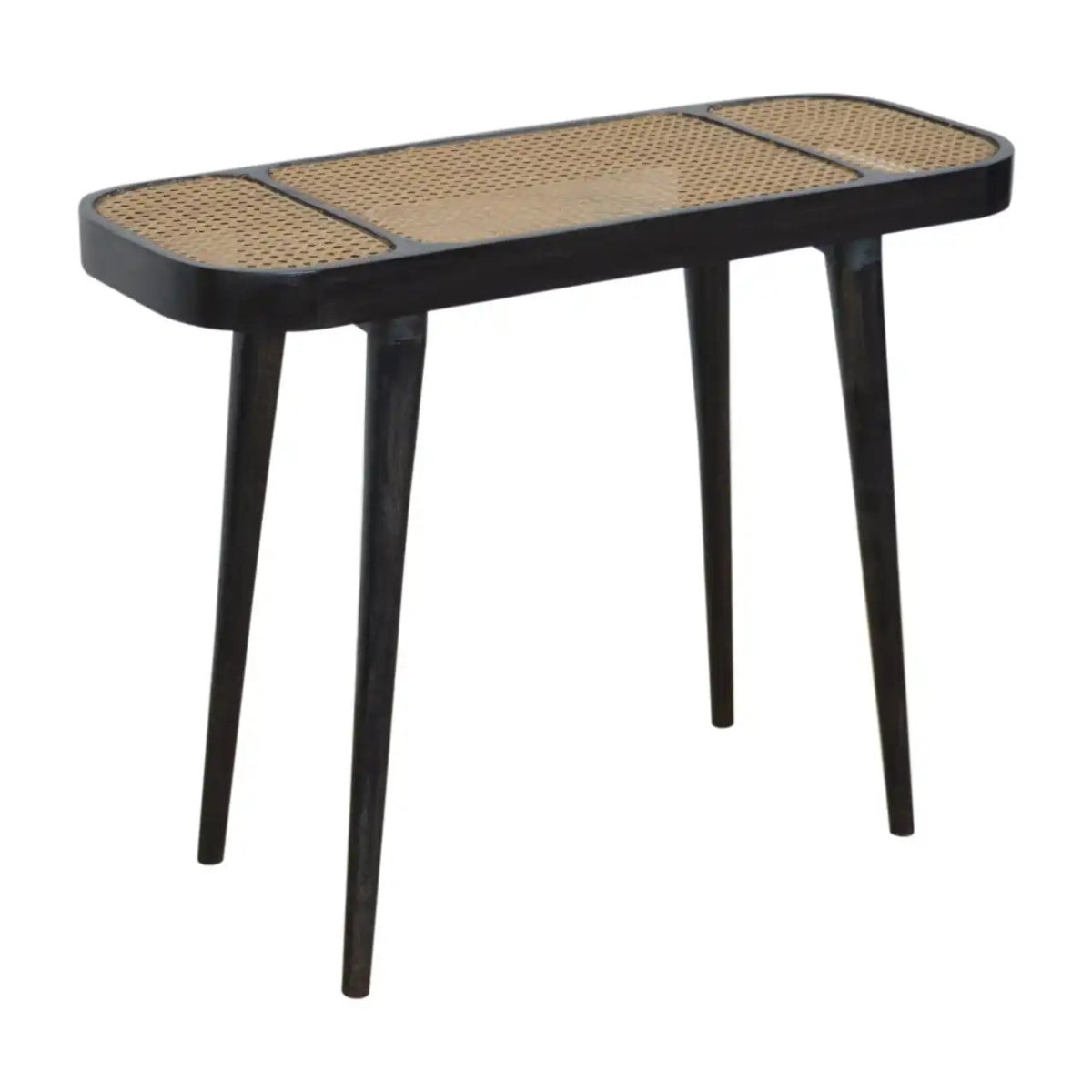Larissa Carbon Black Console Table - Price Crash Furniture