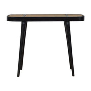Larissa Carbon Black Console Table - Price Crash Furniture