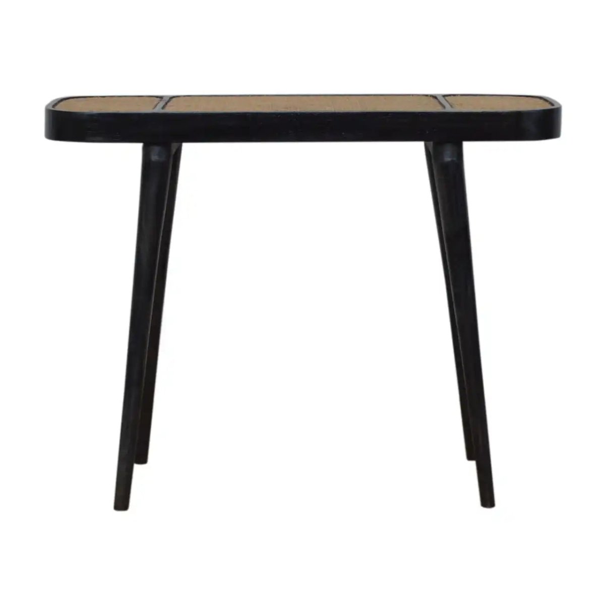 Larissa Carbon Black Console Table - Price Crash Furniture