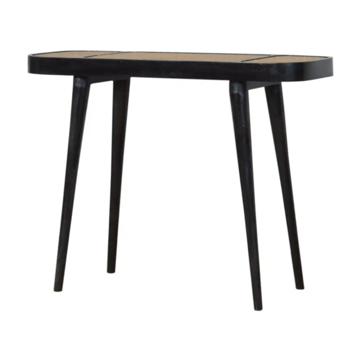 Larissa Carbon Black Console Table - Price Crash Furniture
