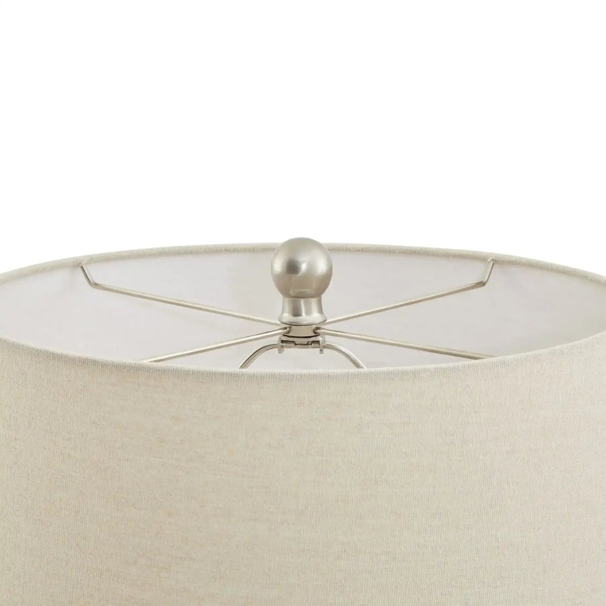 Lattice Ceramic Table Lamp With Linen Shade - Price Crash Furniture
