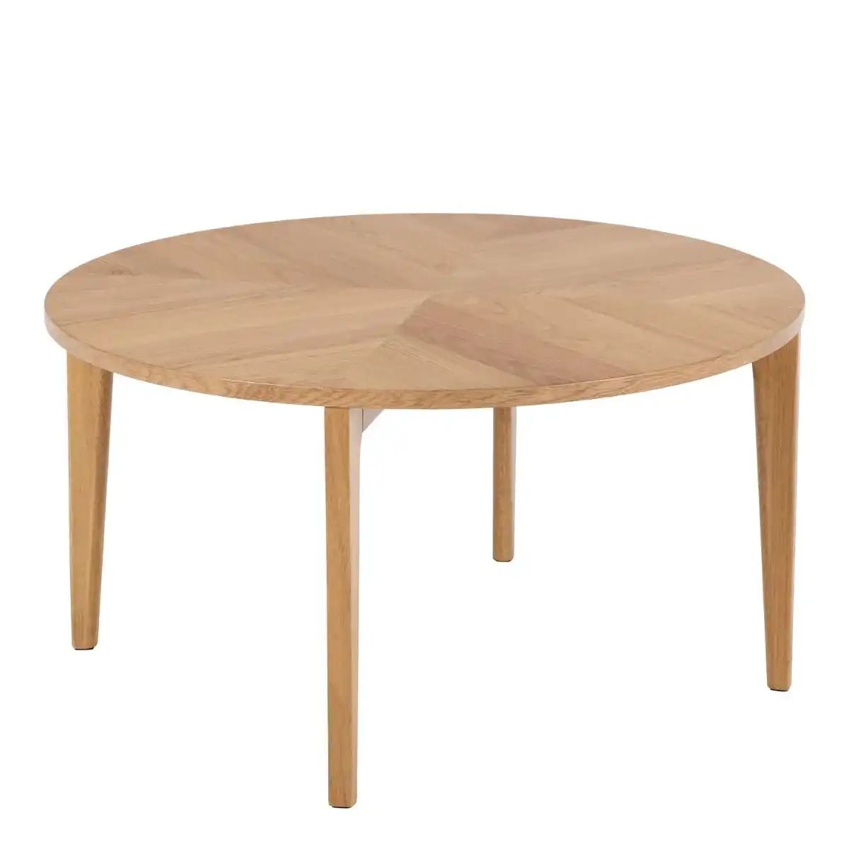 Laudal Starburst Design Classic Coffee Table In Oak - Price Crash Furniture