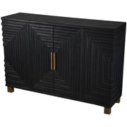 Lennox Black 2 Door Sideboard - Price Crash Furniture