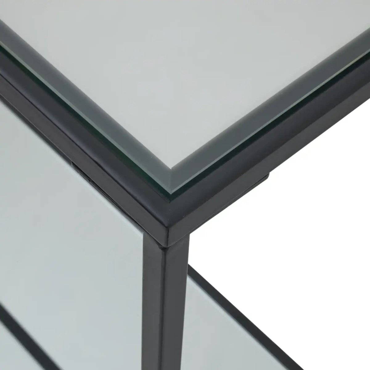 Lennox Black Framed Console Table - Price Crash Furniture