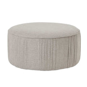 Lily Swivel Ottoman In Oatmeal Twill - Price Crash Furniture