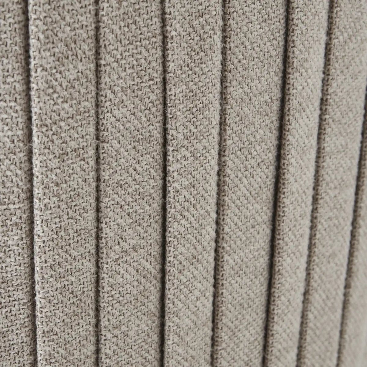 Lily Swivel Ottoman In Oatmeal Twill - Price Crash Furniture