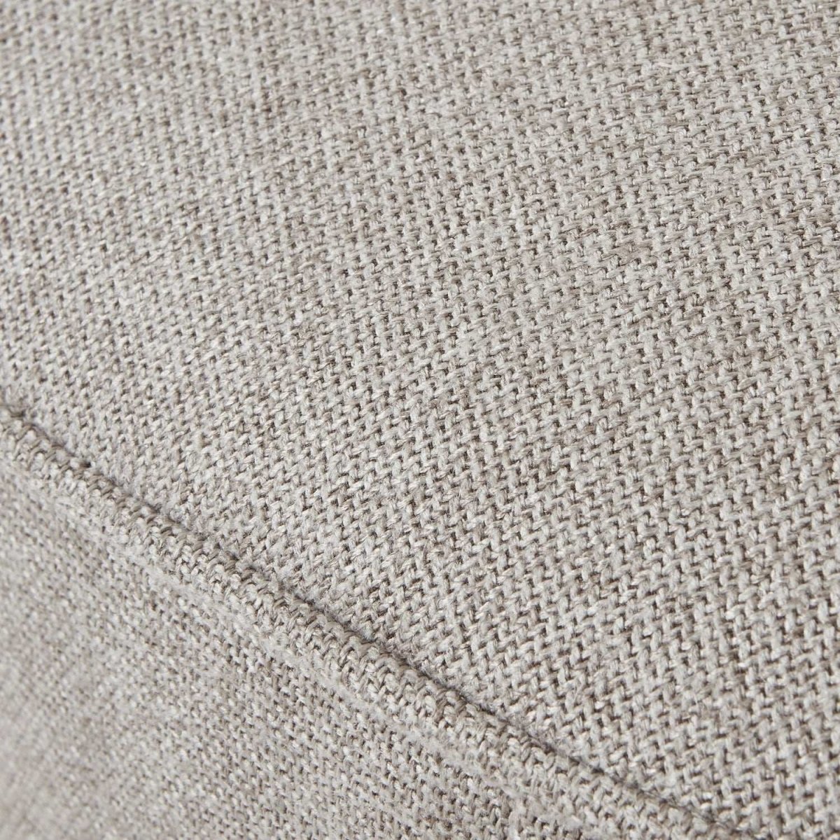 Lily Swivel Ottoman In Oatmeal Twill - Price Crash Furniture