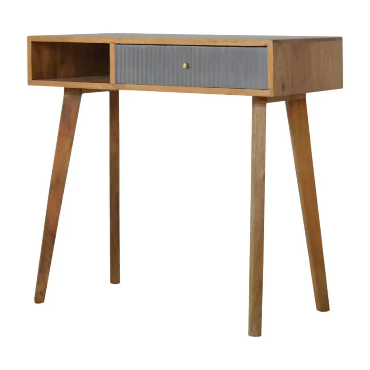 Line Grey Painted Writing Desk - Price Crash Furniture