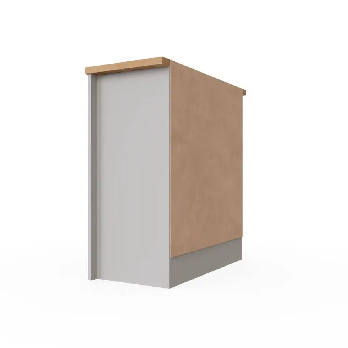 Lisbon 2 DOORS 2 DRAWER SIDEBOARD in grey - Price Crash Furniture