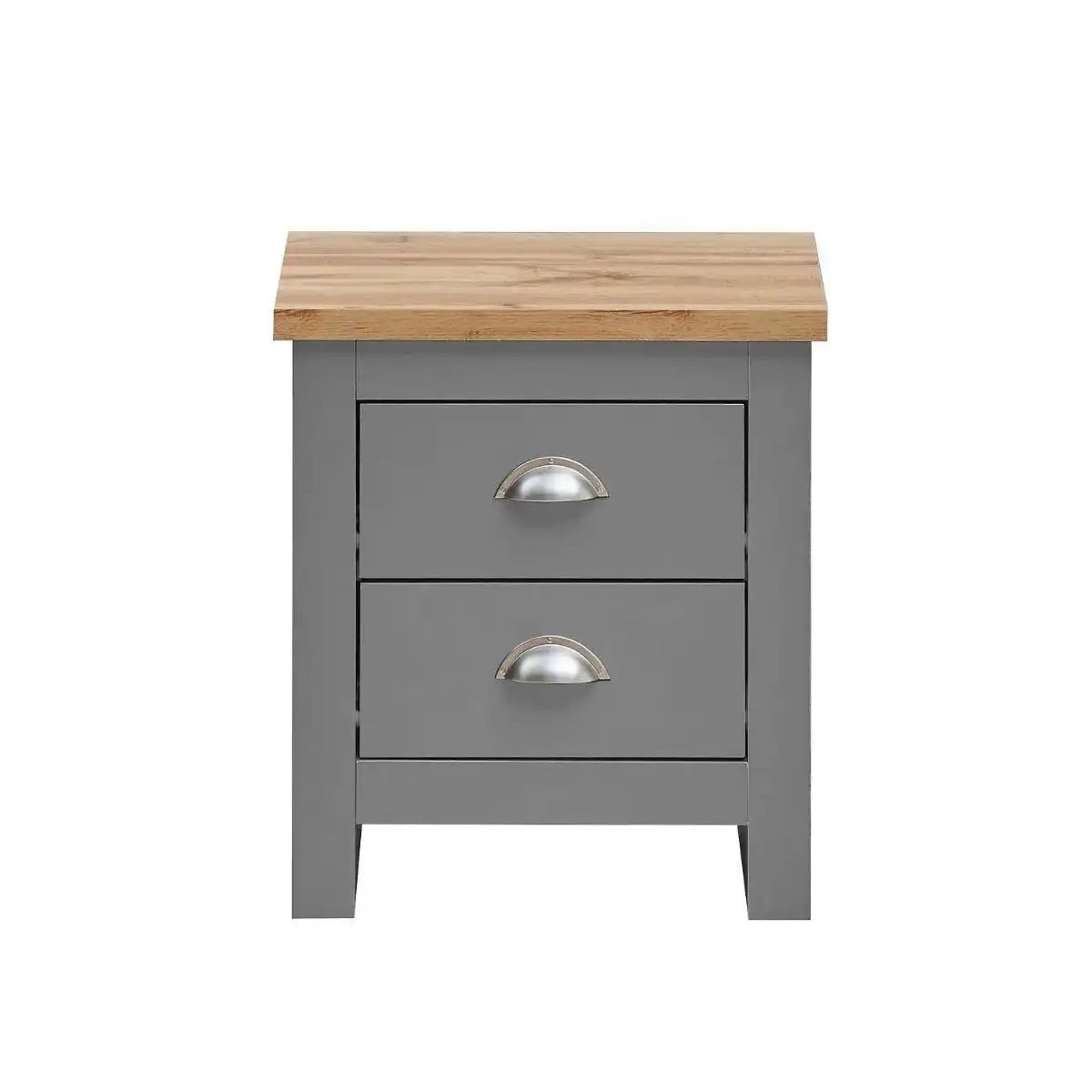 Lisbon 3 PIECE BEDROOM SET (3 DOOR WARDROBE, 3+4 CHEST, 2 DRAWER BEDSIDE) - Price Crash Furniture
