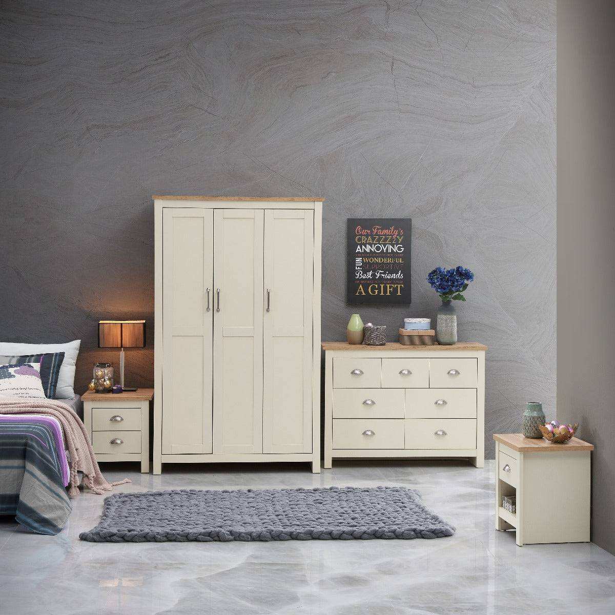 Lisbon 7 drawer chest of drawers by TAD - Price Crash Furniture
