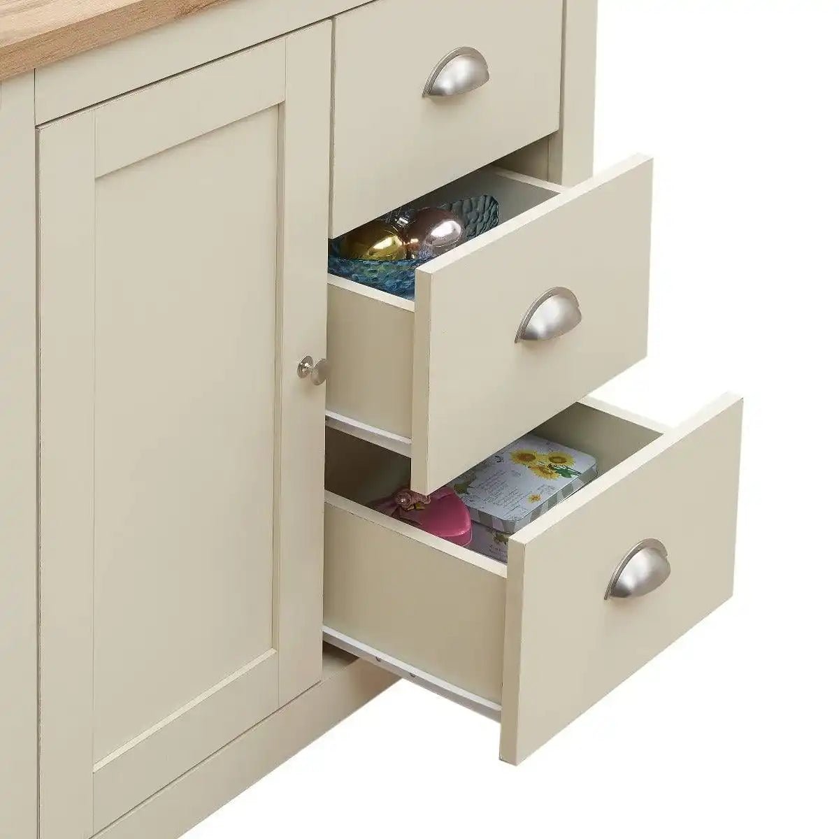 Lisbon sideboard with 1 door 3 drawers by TAD - Price Crash Furniture