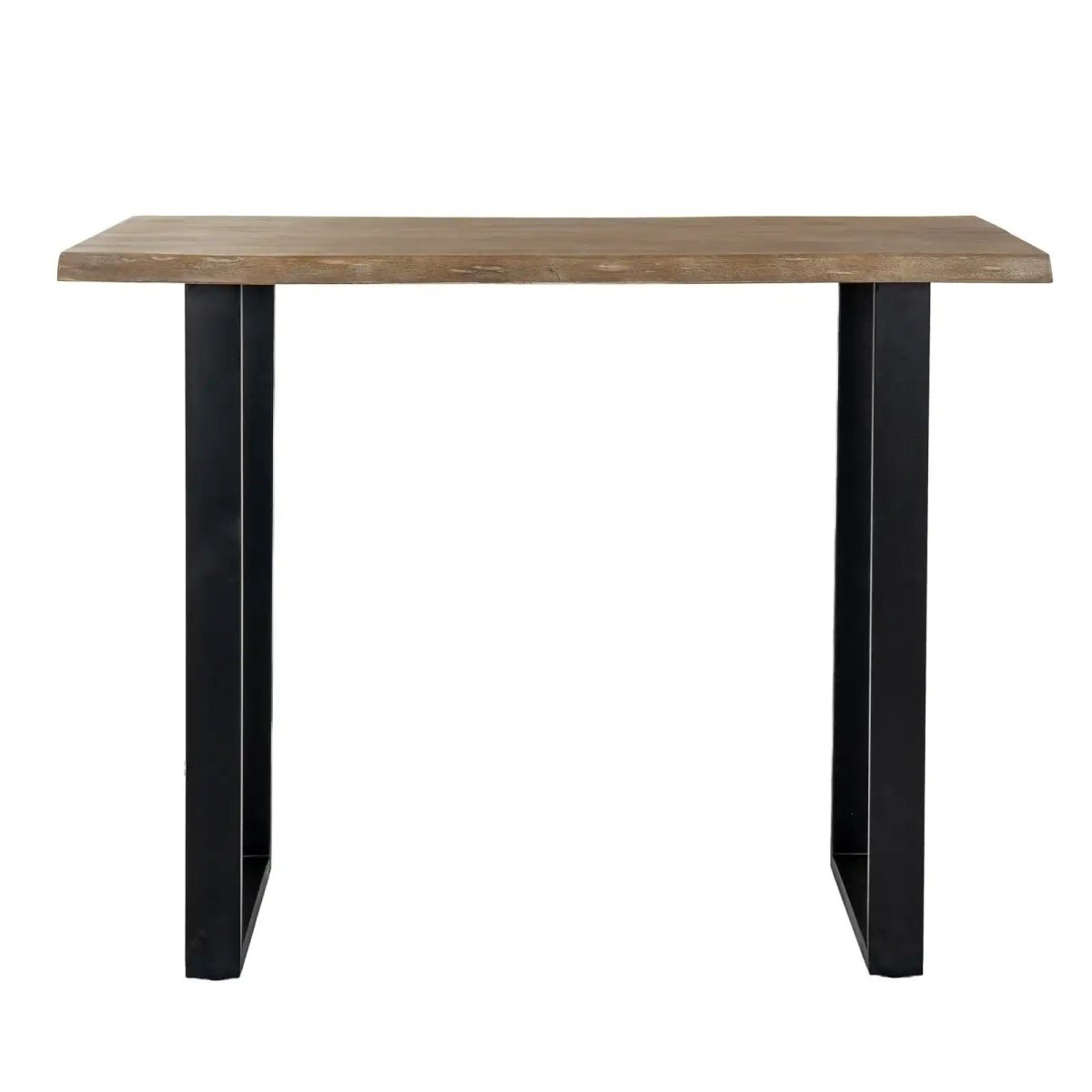 Live Edge Collection Light Acacia Bar Table - Price Crash Furniture
