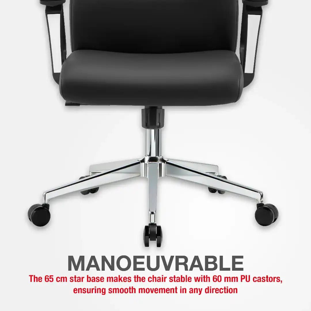 London Executive Office Chair - Black - Price Crash Furniture