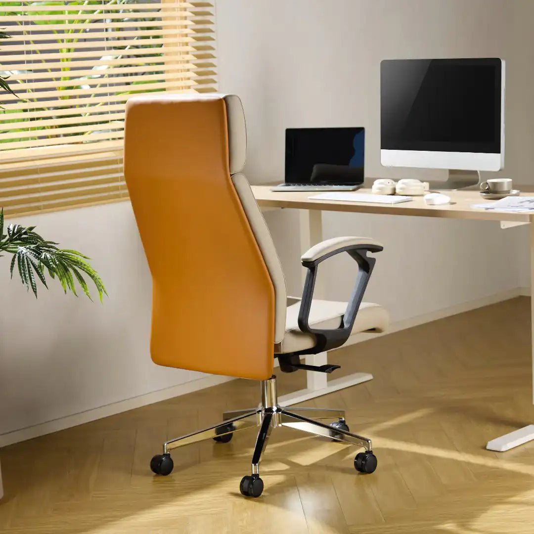 London Executive Office Chair - Cream - Price Crash Furniture