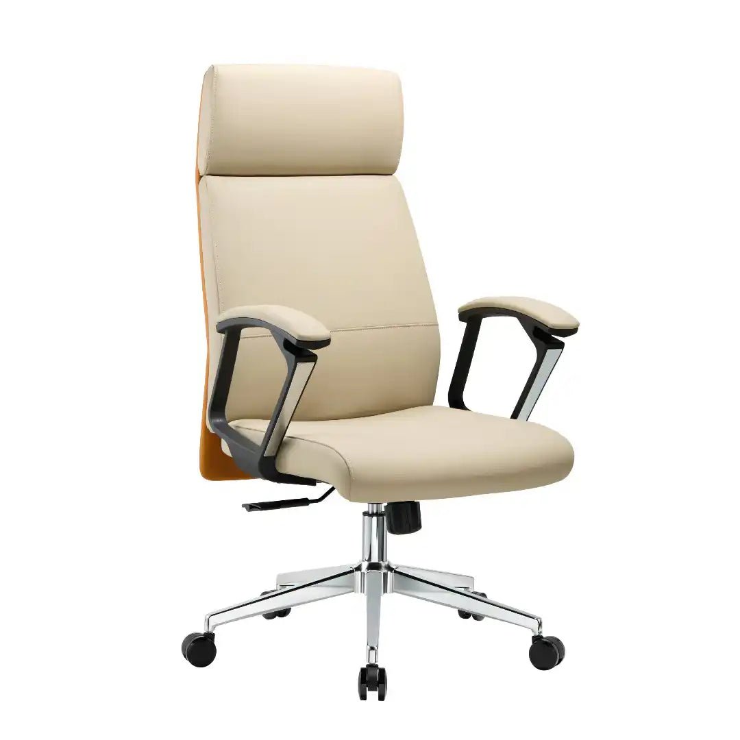 London Executive Office Chair - Cream - Price Crash Furniture