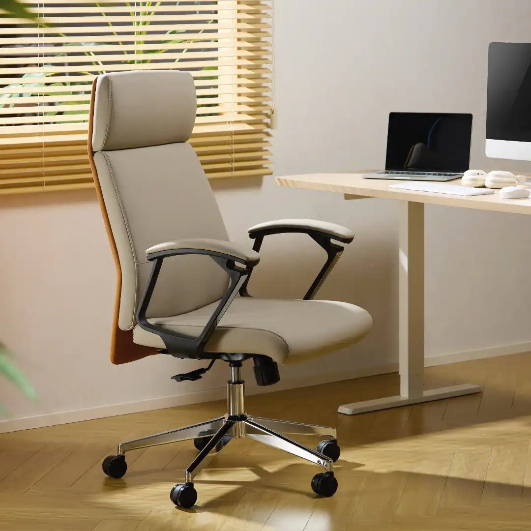 London Executive Office Chair - Cream - Price Crash Furniture
