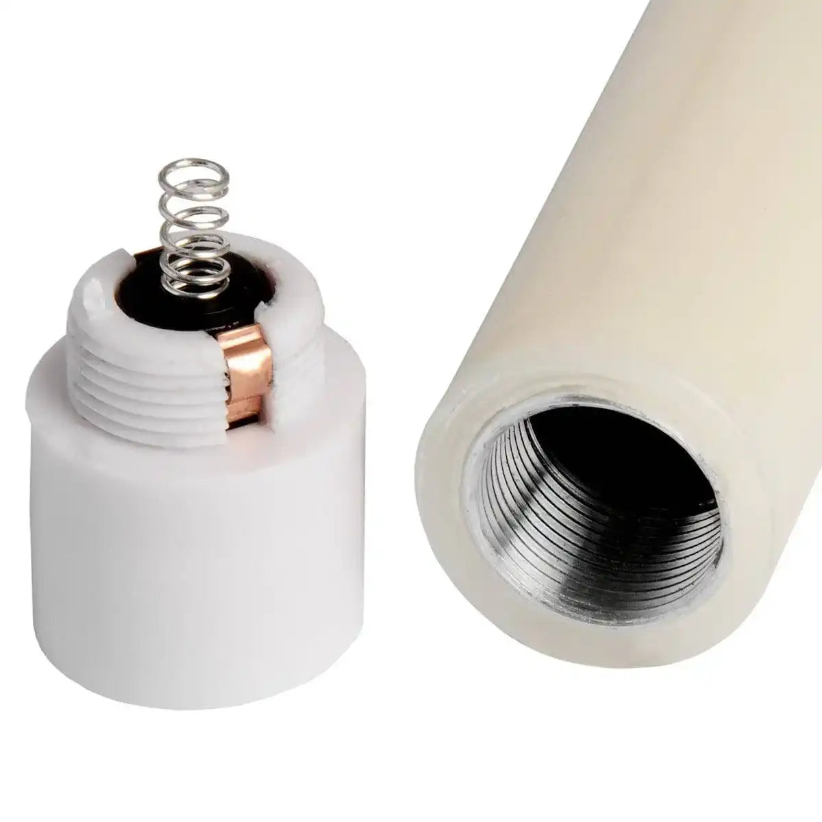 Luxe Collection Natural Glow S/ 2 Ivory LED Dinner Candles - Price Crash Furniture