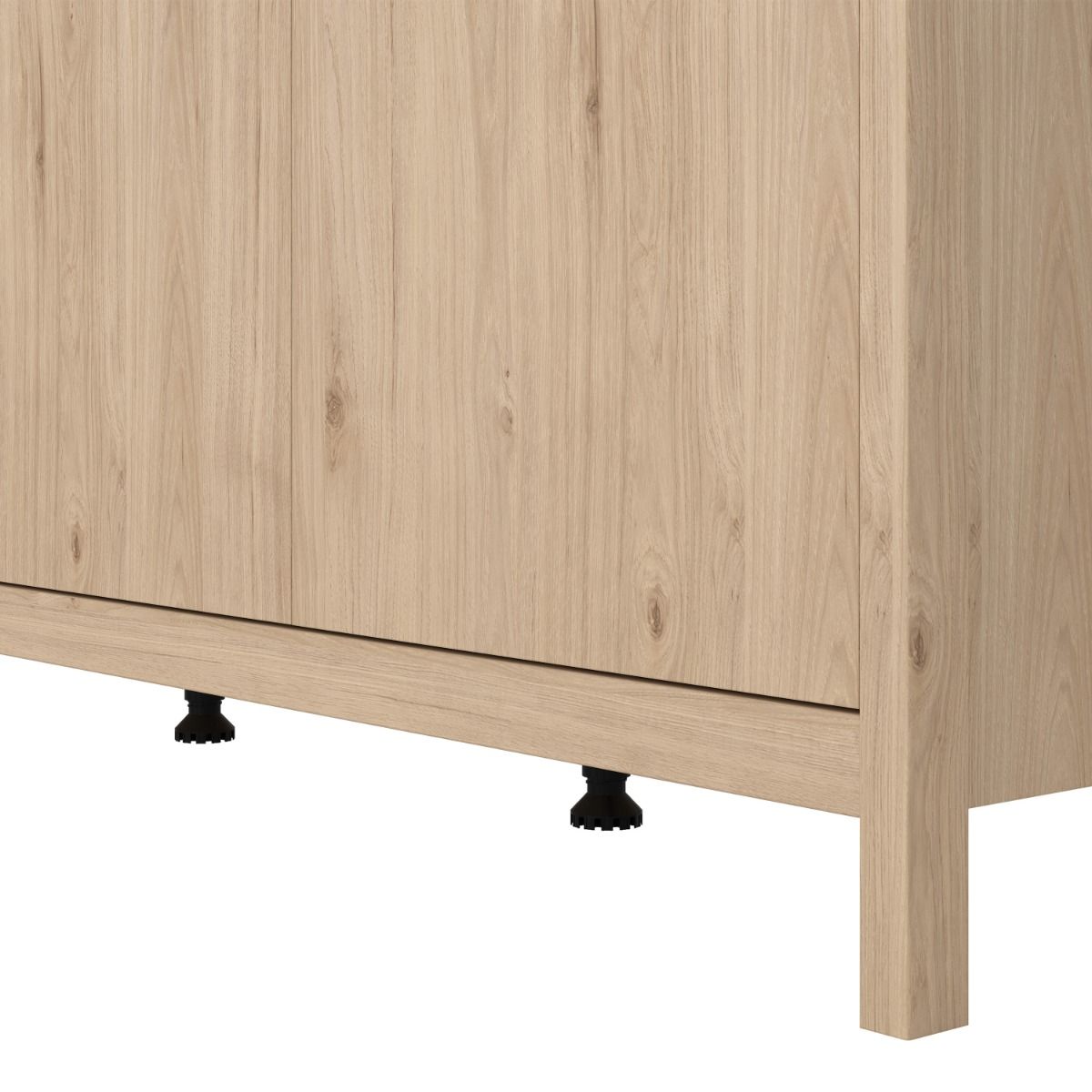 Madrid Large Wardrobe 3 Doors in Jackson Hickory Oak - Price Crash Furniture