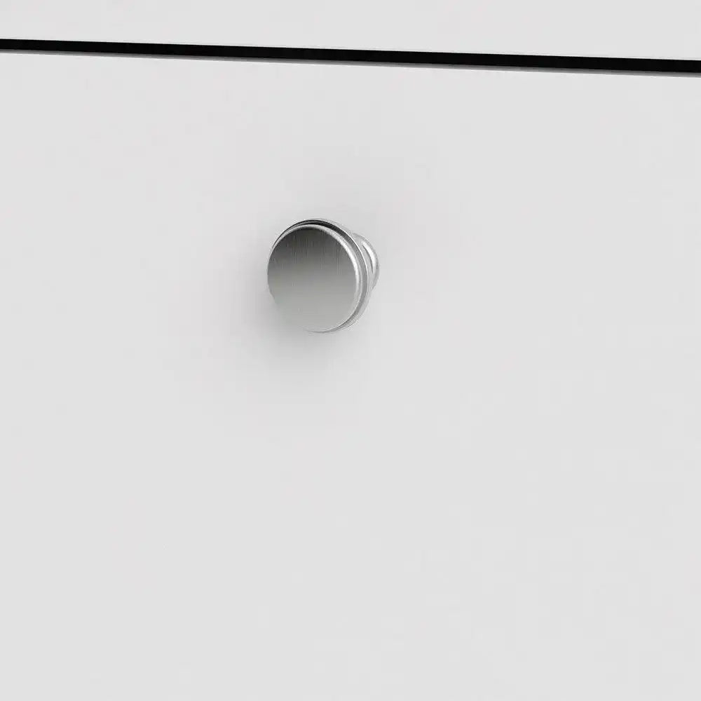 Madrid Large Wide Sideboard Buffet Unit 2 Doors + 3 Drawers in White - Price Crash Furniture