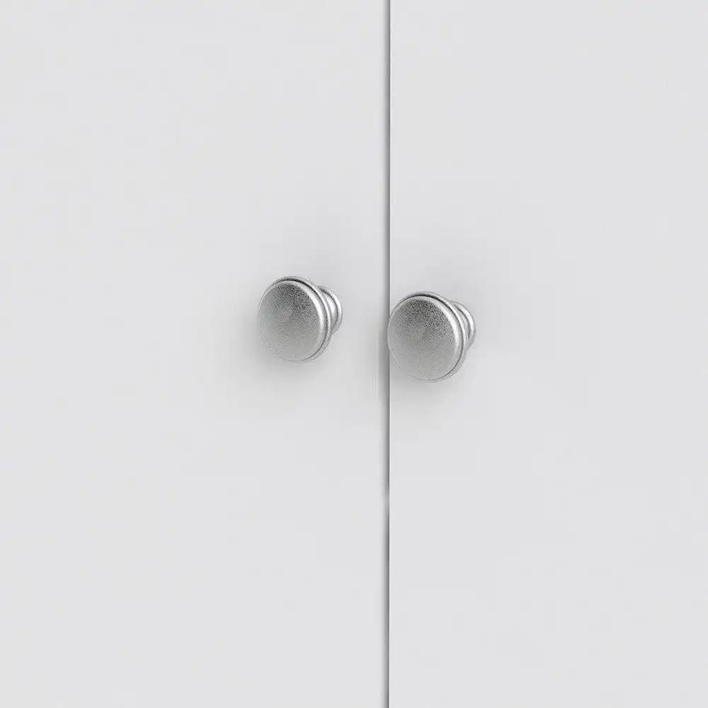 Madrid Tall Wide Wardrobe With 3 Doors in White - Price Crash Furniture