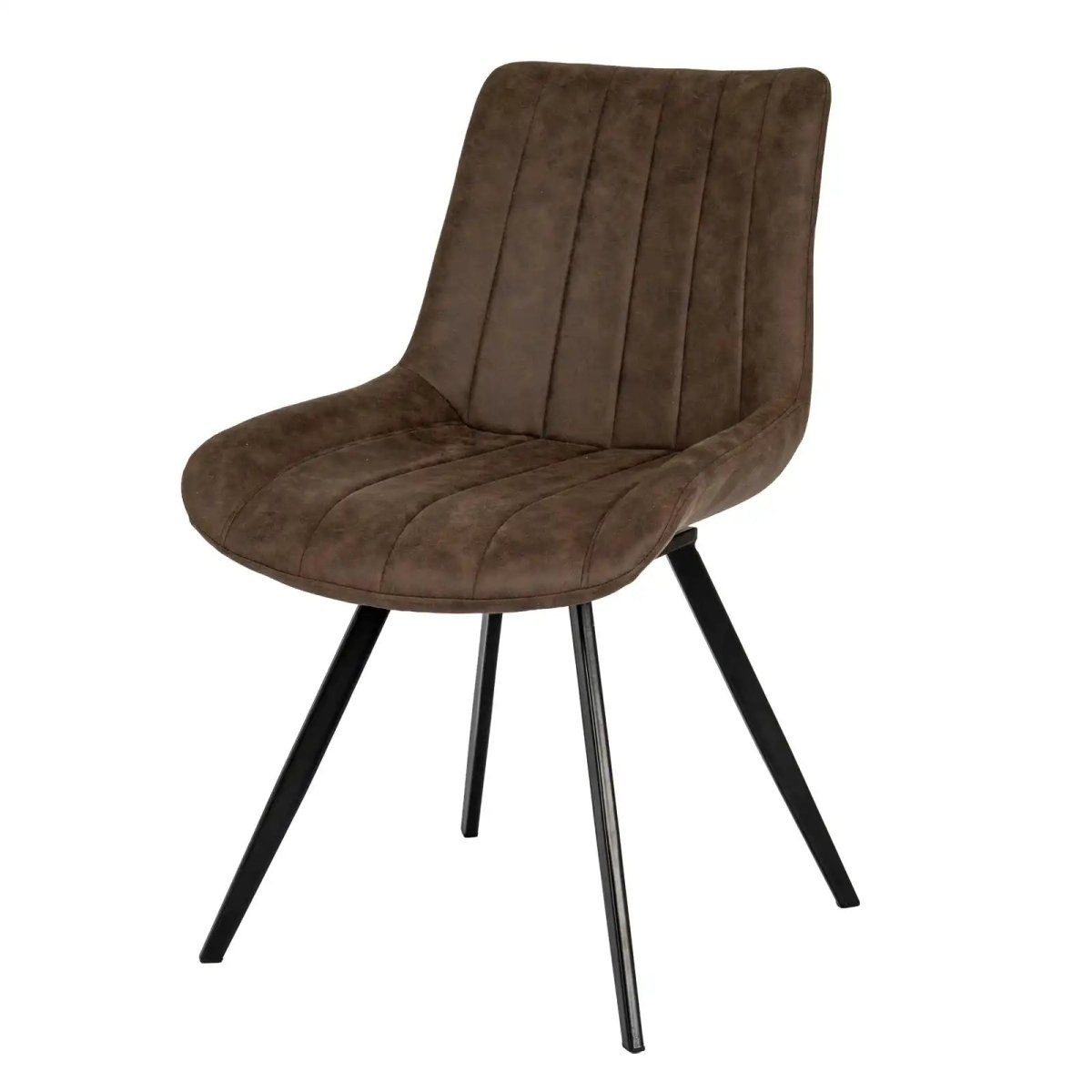 Malmo Coffee Swivel Dining Chair - Price Crash Furniture