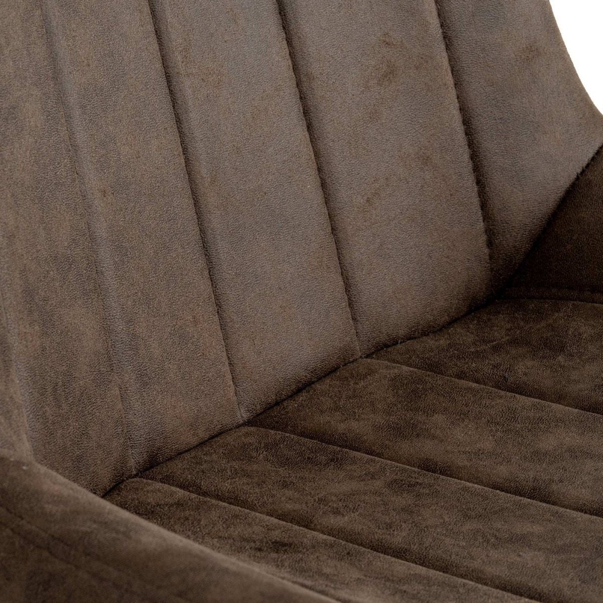 Malmo Coffee Swivel Dining Chair - Price Crash Furniture