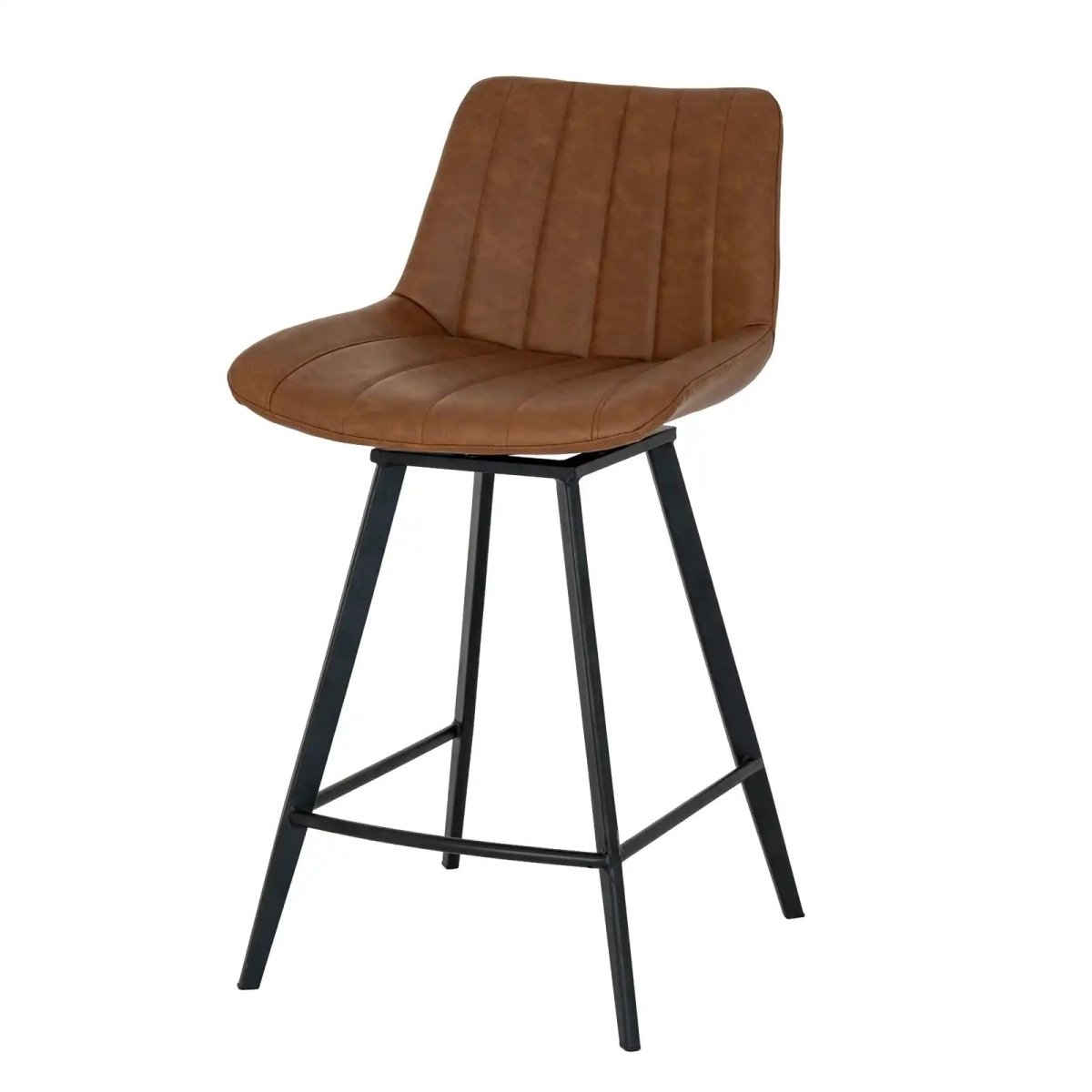 Malmo Tan Swivel Bar Stool - Price Crash Furniture
