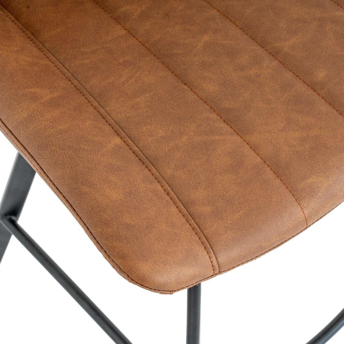 Malmo Tan Swivel Bar Stool - Price Crash Furniture