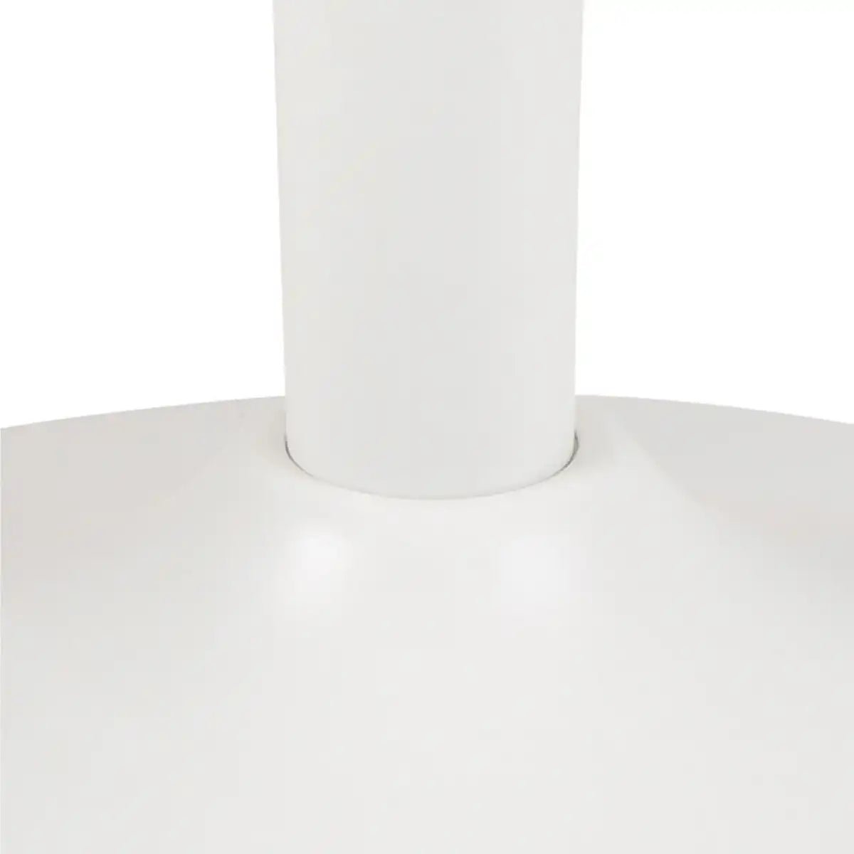 Malta Ceramic Round Coffee Table In White 60x45cm - Price Crash Furniture