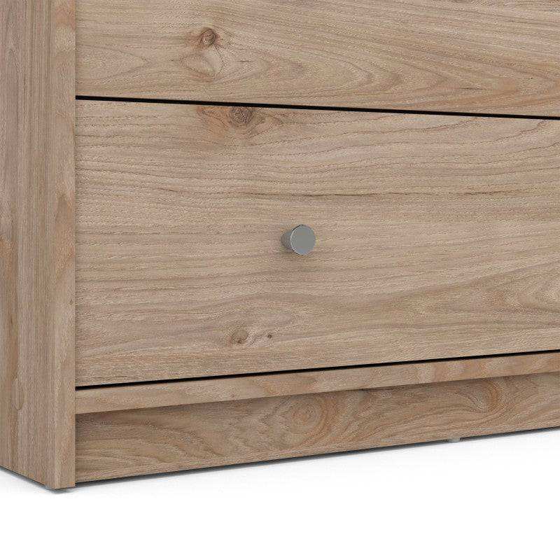 May Chest of 3 Drawers in Jackson Hickory Oak Effect - Price Crash Furniture