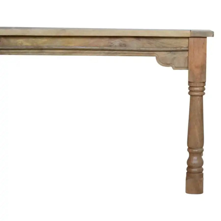 Media Unit With 4 Grey Hand - Painted Drawers And 2 Open Slots - Price Crash Furniture