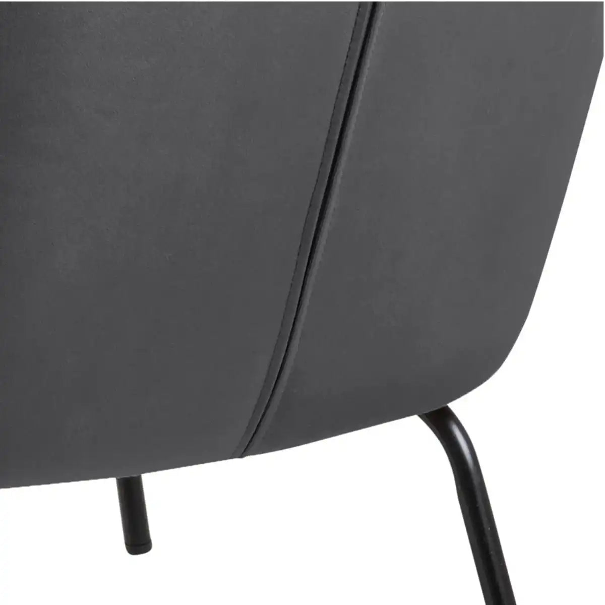 Melissa Lounge Accent Chair In Dark Grey - Price Crash Furniture