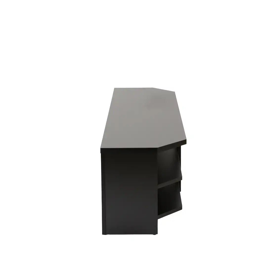 Memphis TV Stand in Black, 1400 mm - Price Crash Furniture