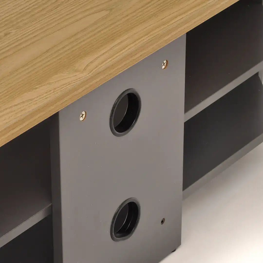 Memphis TV Stand in Grey, 1000 mm - Price Crash Furniture
