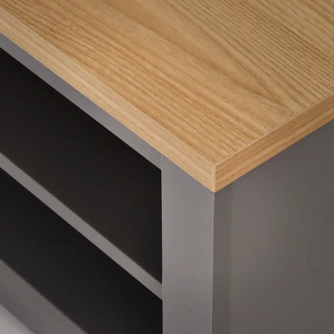 Memphis TV Stand in Grey, 1600 mm - Price Crash Furniture