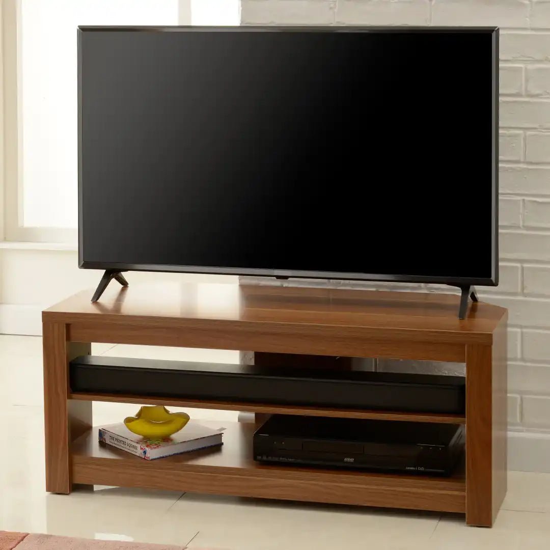 Memphis TV Stand in Walnut, 1200 mm - Price Crash Furniture