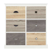 Mercer Storage Cabinet with 6 Doors in White by Dorel - Price Crash Furniture