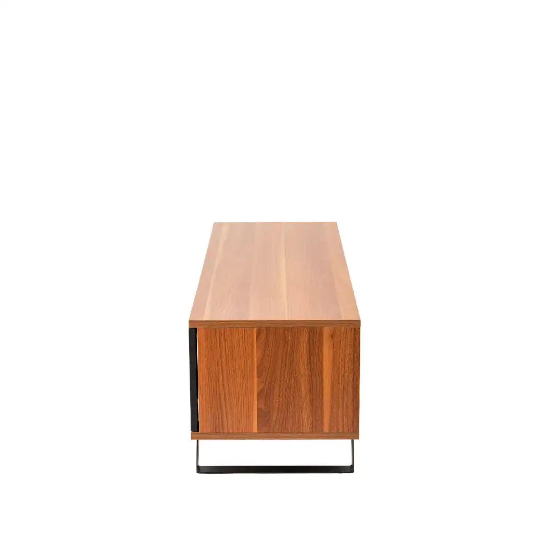 Miami Modern - style TV cabinet in Walnut, 1200 mm - Price Crash Furniture