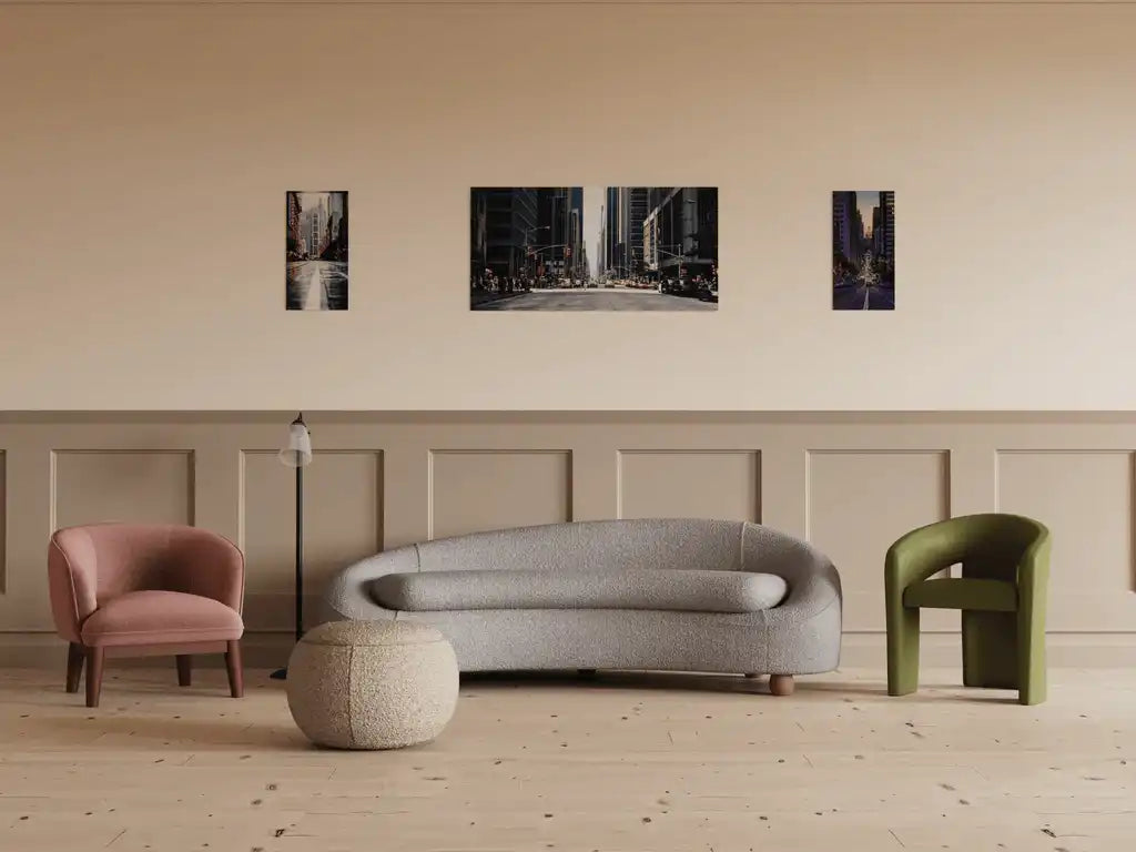 Mimi 3 Seater Curved Sofa - Price Crash Furniture