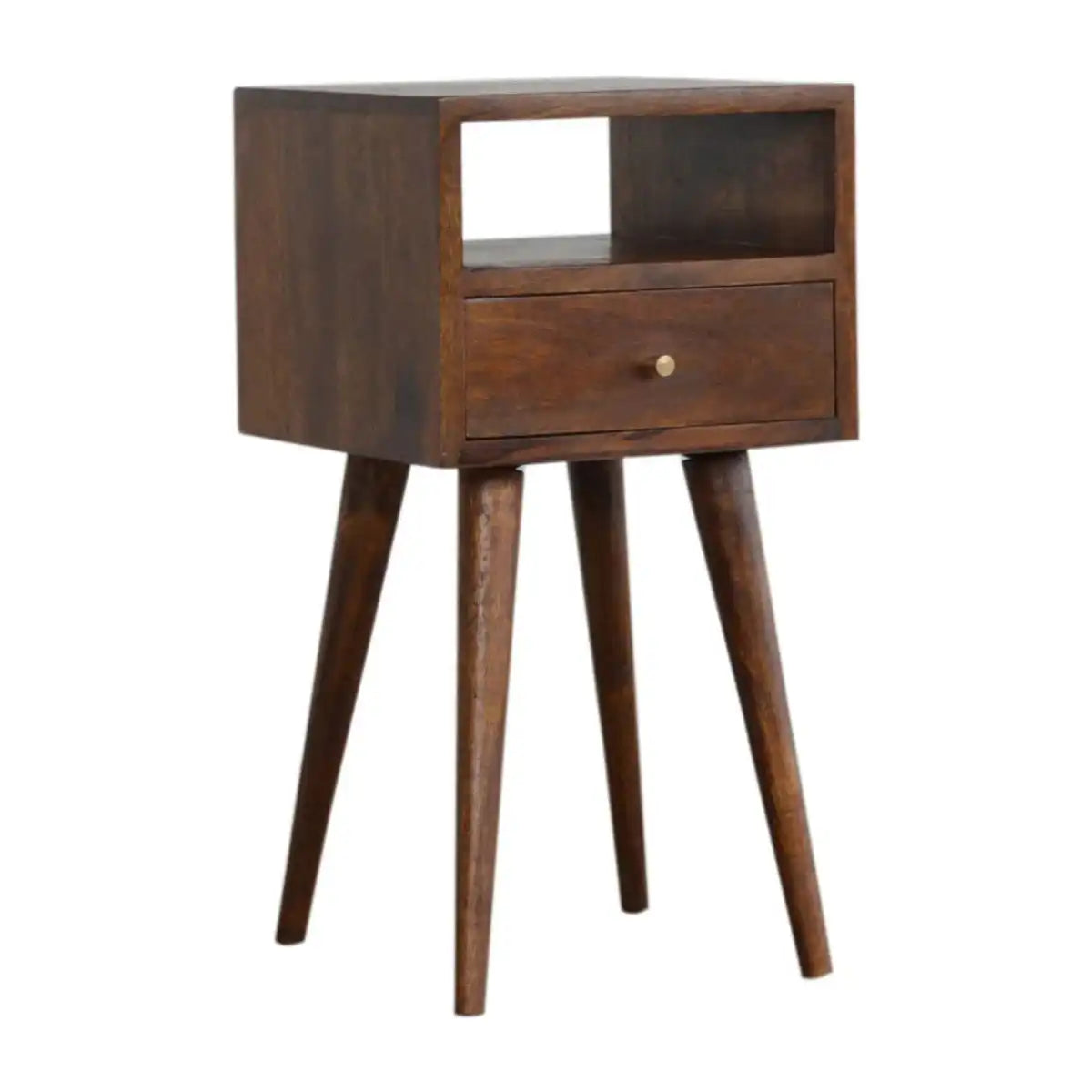 Mini Chestnut Bedside Table - Price Crash Furniture