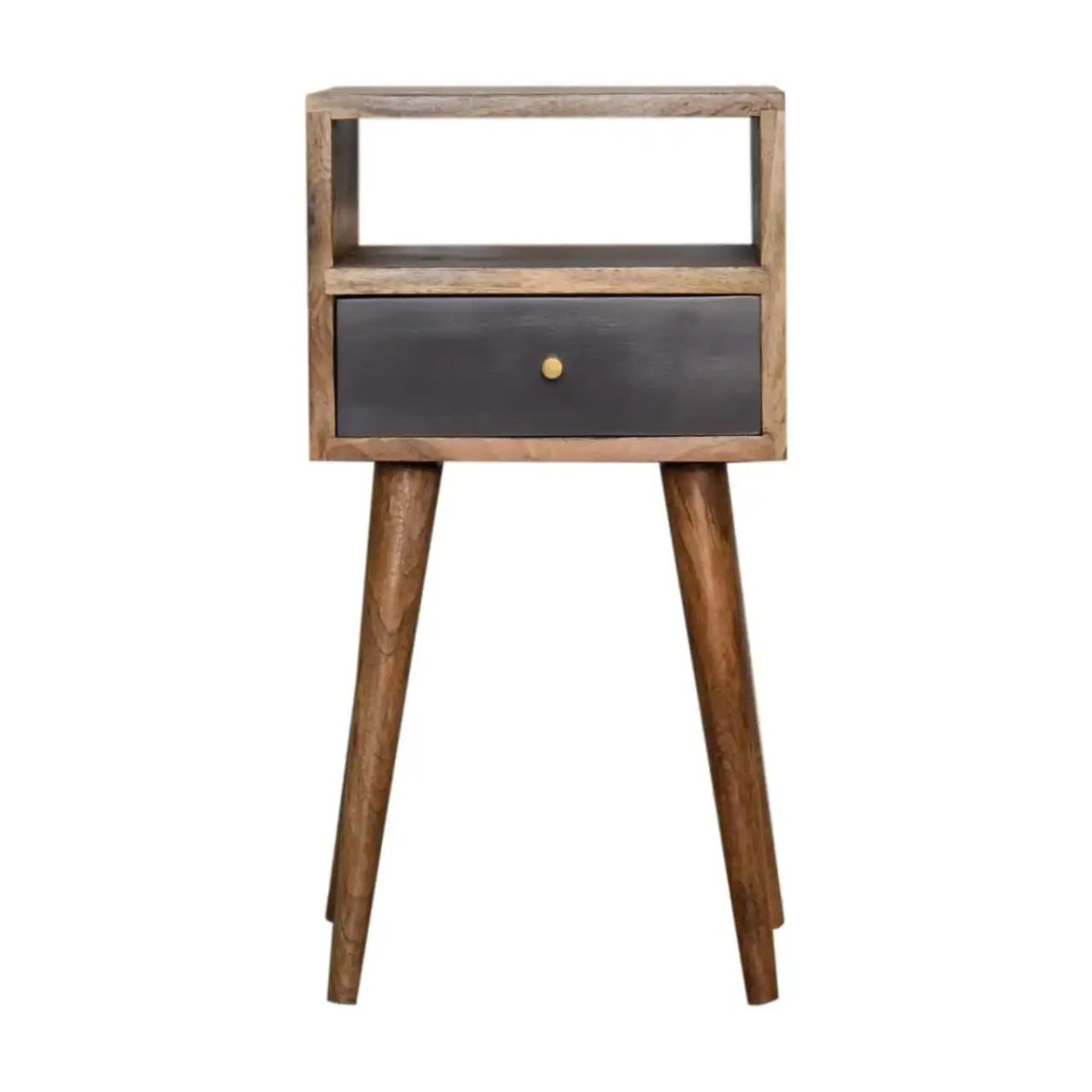 Mini Slate Grey Hand Painted Bedside by Artisan Furniture - Price Crash Furniture