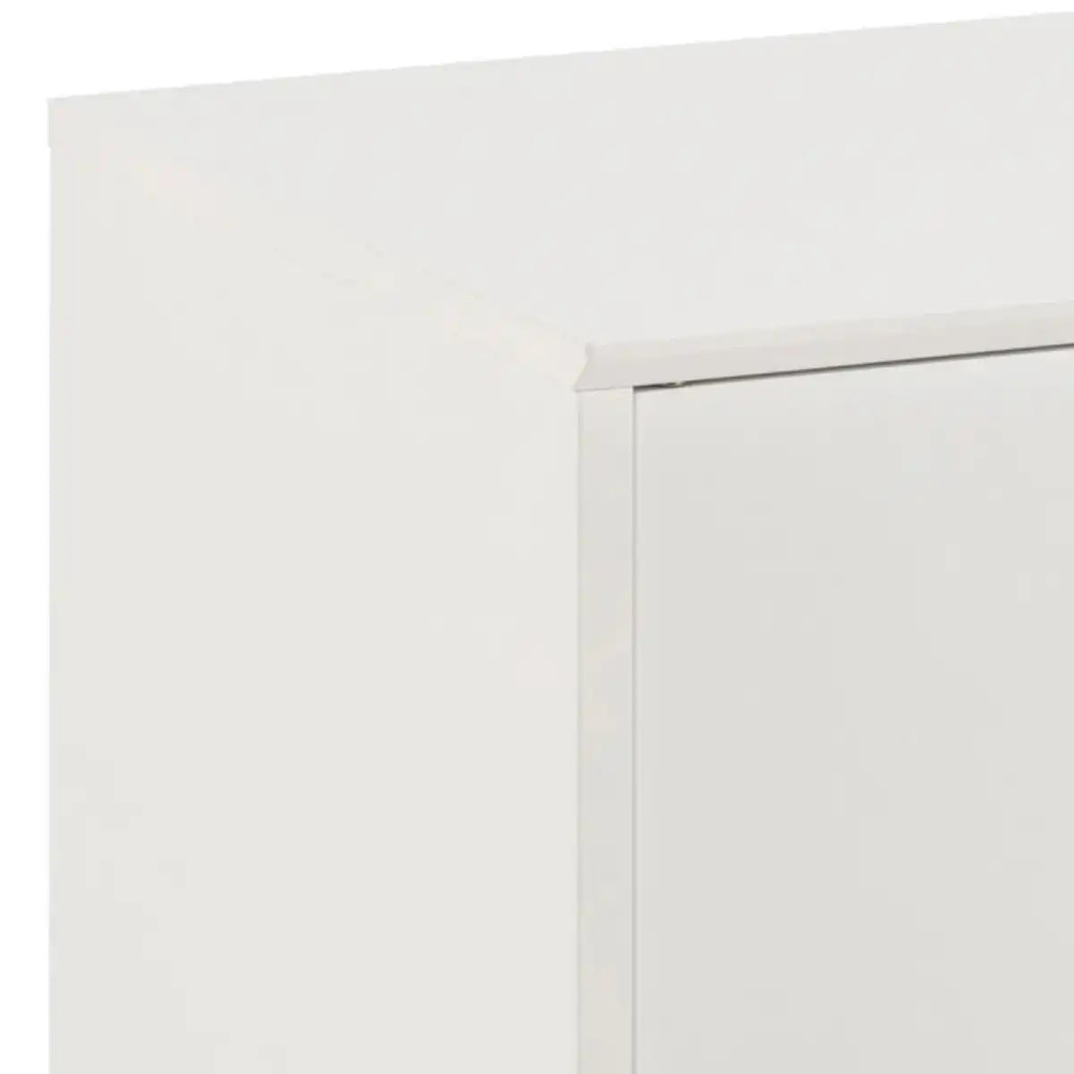 Mitra 2 Door Small Compact Sideboard In White - Price Crash Furniture